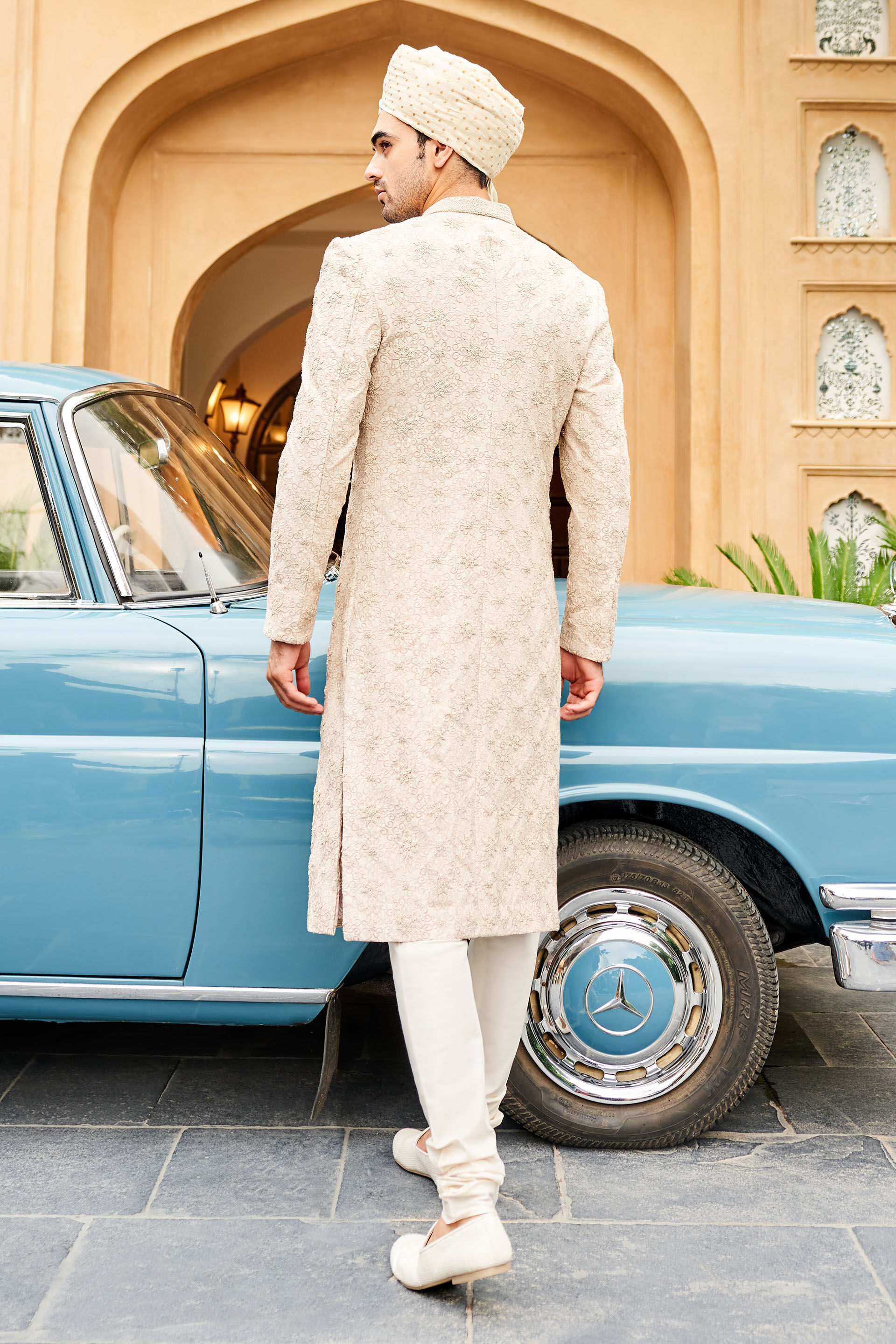 Off white sherwani online